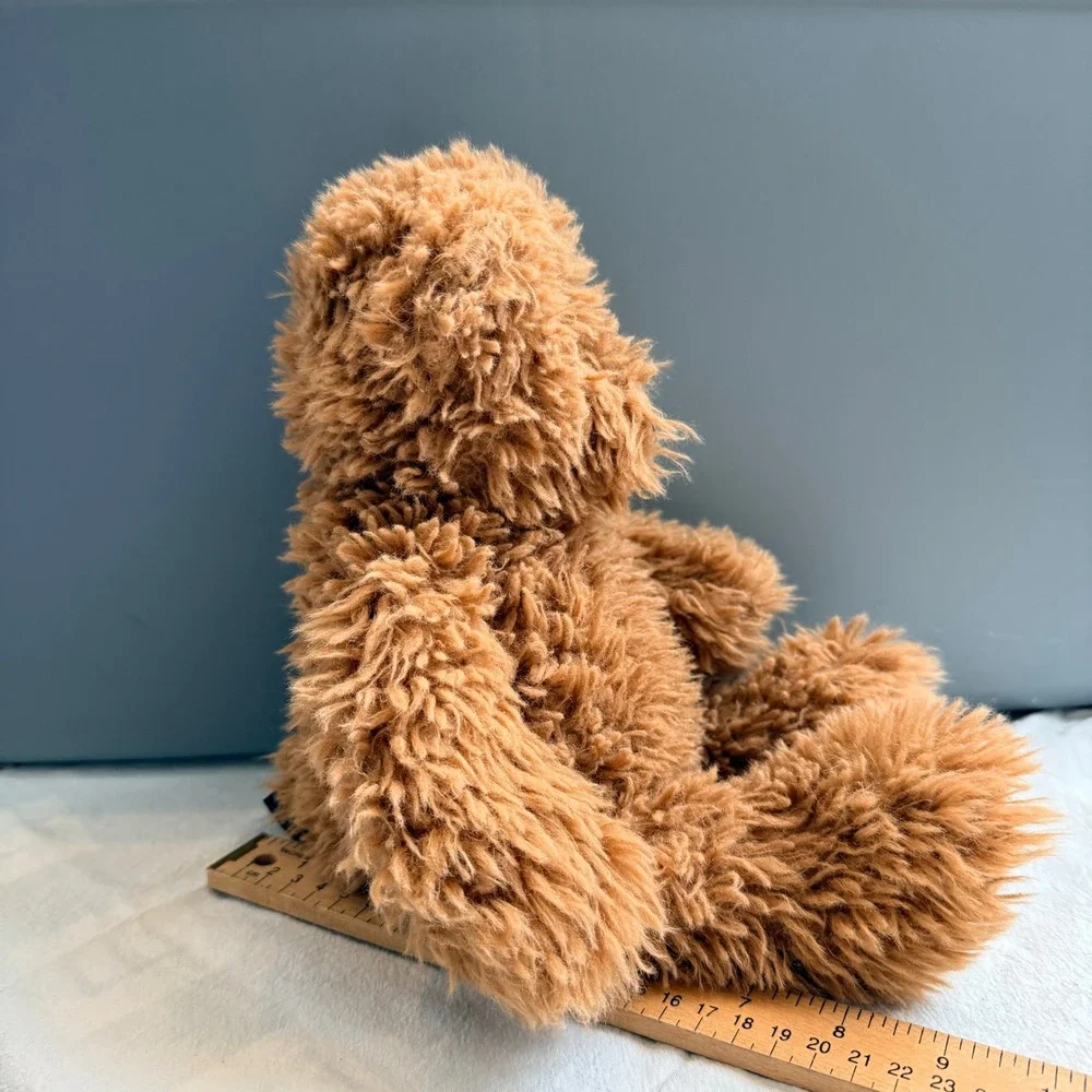 Vermont Teddy Bear Vintage Stuffed Animal Shaggy Plush Brown 12 Inch Hand Made